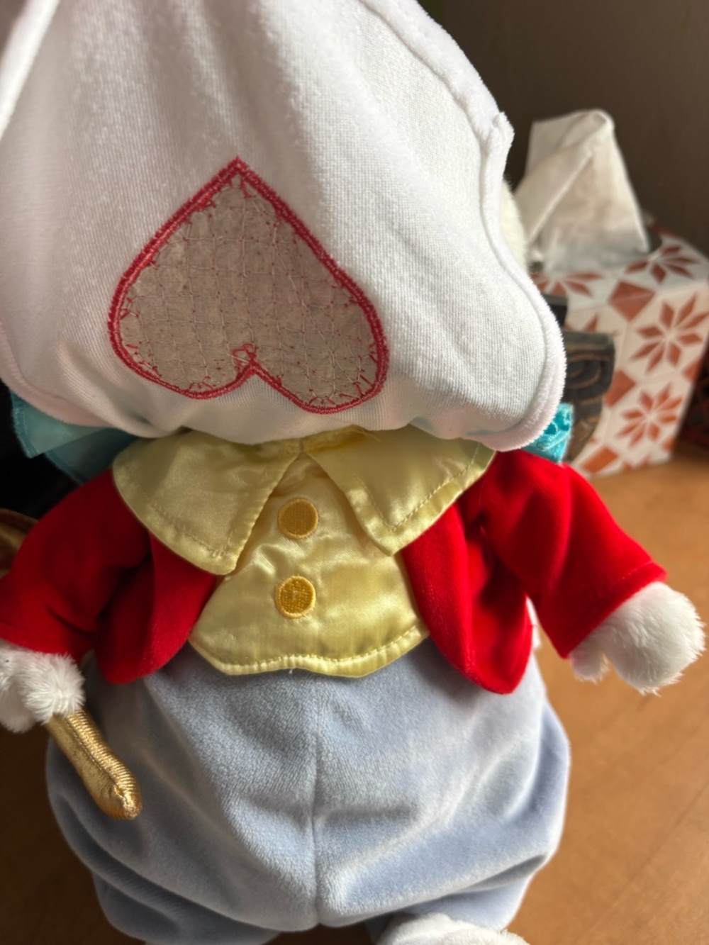 The Disney Store Alice In Wonderland Rabbit Plush White Stuffed Animal Exclusive - Picture 6 of 8
